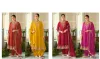 D 9827 By Zaveri Chinon Embroidery Readymade Suits